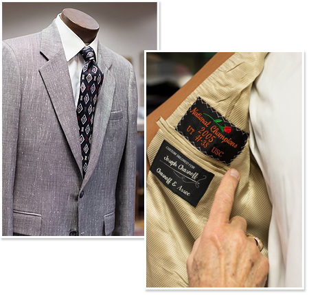 Men's Suit with Inner Badges